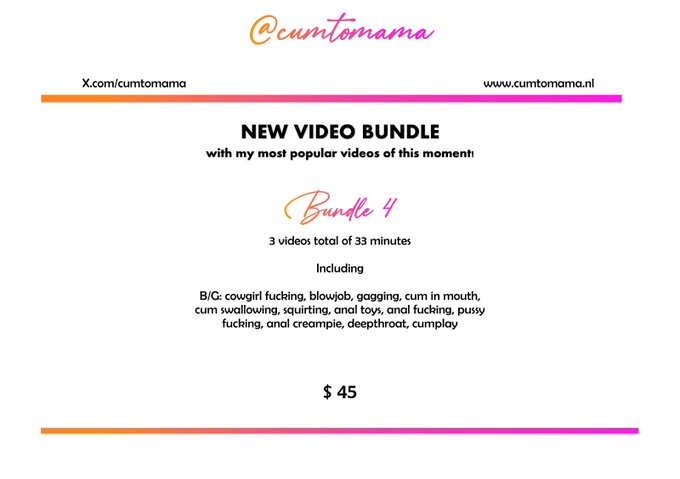 Are you interested in my #videos?  I have a new video #bundle out now! 3 of my most recent and most populair<a href="/tag/videos"class="tags">#videos</a><a href="/tag/discount"class="tags"><span>#discount</span></a><a href="/tag/bundle"class="tags"><span>#bundle</span></a>