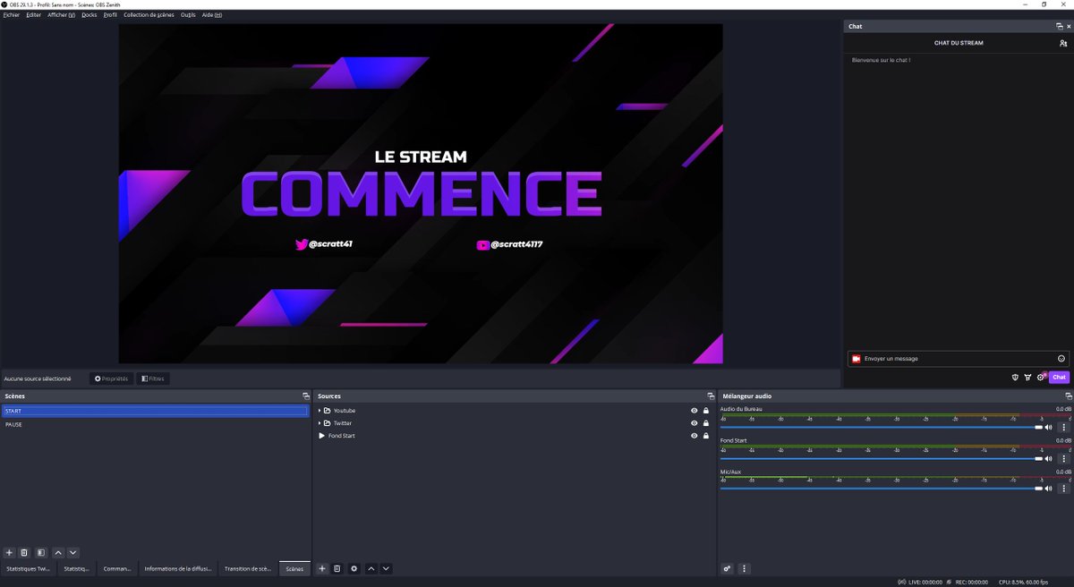 scratt41's tweet photo. Hello, ça fait très longtemps que je ne me suis pas manifesté ici et sur @TwitchFR. On va se relancer tranquillement mais avant il y a un peut de travail.
PS: ce n'est pas la peine de venir me proposé de créer mes propres overlays j'en ai déjà ;) https://t.co/3w9FIltdwZ