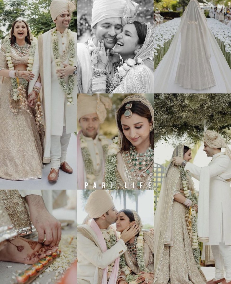 Anagha_pc's tweet photo. "OMG! Congrats on your wedding! 🎉 I've been a fan of yours for so long, and seeing you find happiness makes my heart burst with joy! Wishing you a lifetime of love and laughter together. You deserve all the happiness in the world! 💕" @ParineetiChopra @raghav_chadha #Raghneeti https://t.co/gE857P1625