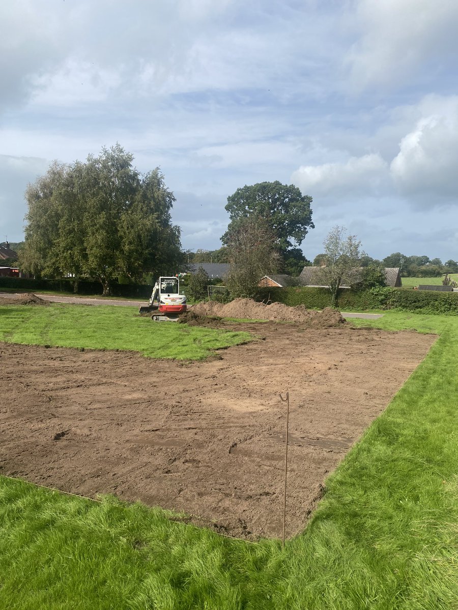 WelshamptonSch's tweet image. From farmer’s field to sports field… work is well underway to install our new running track and levelled playing field! #WembleyofWelshampton  #FirstClassFacilities #Investinginthefuture