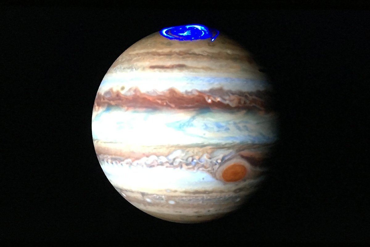 NeverIsolated's tweet photo. Memory Images: Here are 4 screen images I captured off the TV 5 years ago today. All from the wonderful BBC Two Horizon programme 'Jupiter Revealed' that aired on Sept 25th 2018 #BBCTwoHD #Science #Jupiter https://t.co/SPVstMrEXr