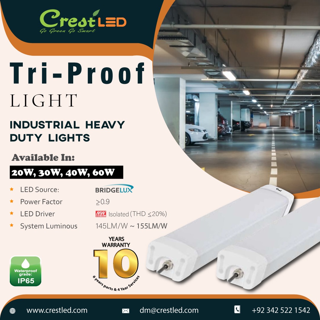Tri -Proof Light

Visit our website for more information:crestled.com/c/led-lights/l…

Contact Us: 03425221542
Email:sales@crestled.com

#TriProofLight #LEDCandleBulb #MeanwellLEDDrivers #LEDDrivers #floodlight #ledspotlight #ledfloodlights  #roadlights #crestled  #crestpak