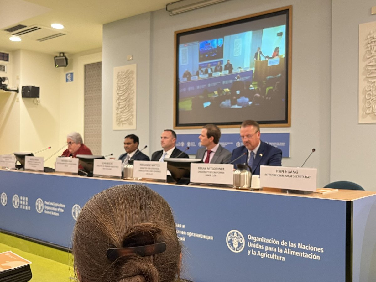 At the launch event for the landmark LEAP report on methane. The report is much needed on how to measure biogenic methane emissions properly and evaluate avoidance or mitigation.