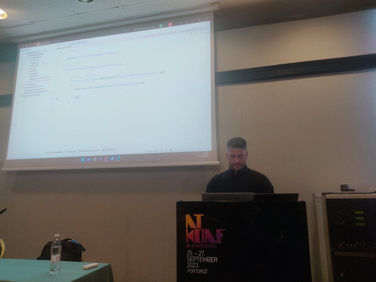GoranSiska's tweet photo. Source generators with @DenisEkart at #ntk2023 https://t.co/eleQKMblYr