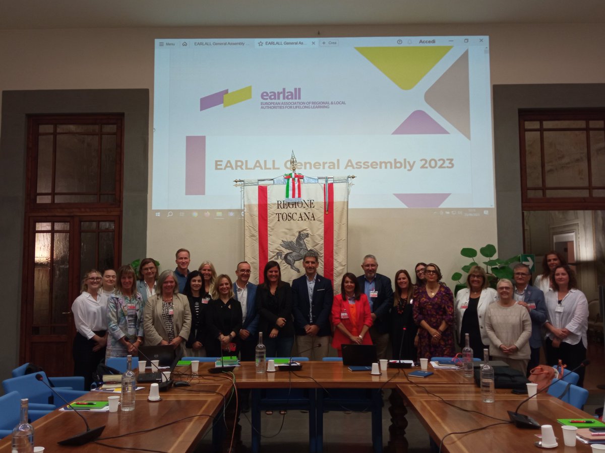 Our General Assembly 2023 is wrapped up with our EARLALL group photo and an ambition to continue to strengthen our regional cooperation for lifelong learning 🤝 #TogetherForLifelongLearning