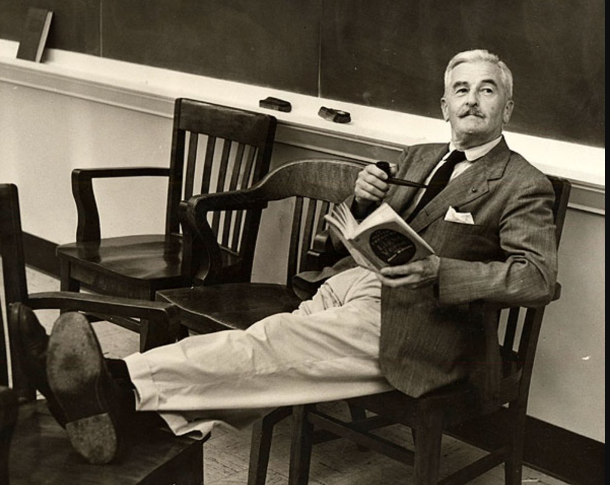 'Read, read, read! Read everything—trash, classics, good & bad & see how they do it. Like a carpenter who apprentices & studies the master. Read! You’ll absorb it. Then write. If it's good, you’ll find out. If it’s not, throw it out the window.' happy birthday William Faulkner
