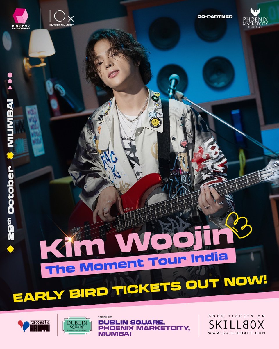 MarketcityKurla's tweet photo. K-POP’S brightest star Kim Woojin is bringing his sensational music and charm to #Dublinsquare and is ready to take over #MarketcityMumbai with his chart-topping hits! ave the date Oct 29th, 4:30 Pm onwards!
Grab your spots & be a part of something truly magical on #SkillBox! https://t.co/Tq8ZGVa48b