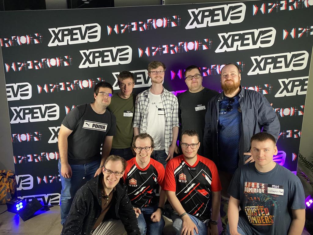 Team_W1SP's tweet photo. #Xpevo is over and WISP was there with 11 people. It was a blast to could have met everyone who attended this awesome event @xperion_germany and hosted by @EvoTM. Sadly gilli and Oller were missing on this photo. https://t.co/OPGiIRXHe8