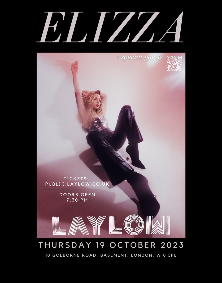 MY SECOND LONDON SHOW!! GET YOUR TIX 🎟️
rb.gy/bhkoz #newmusic #londonshow #elizza