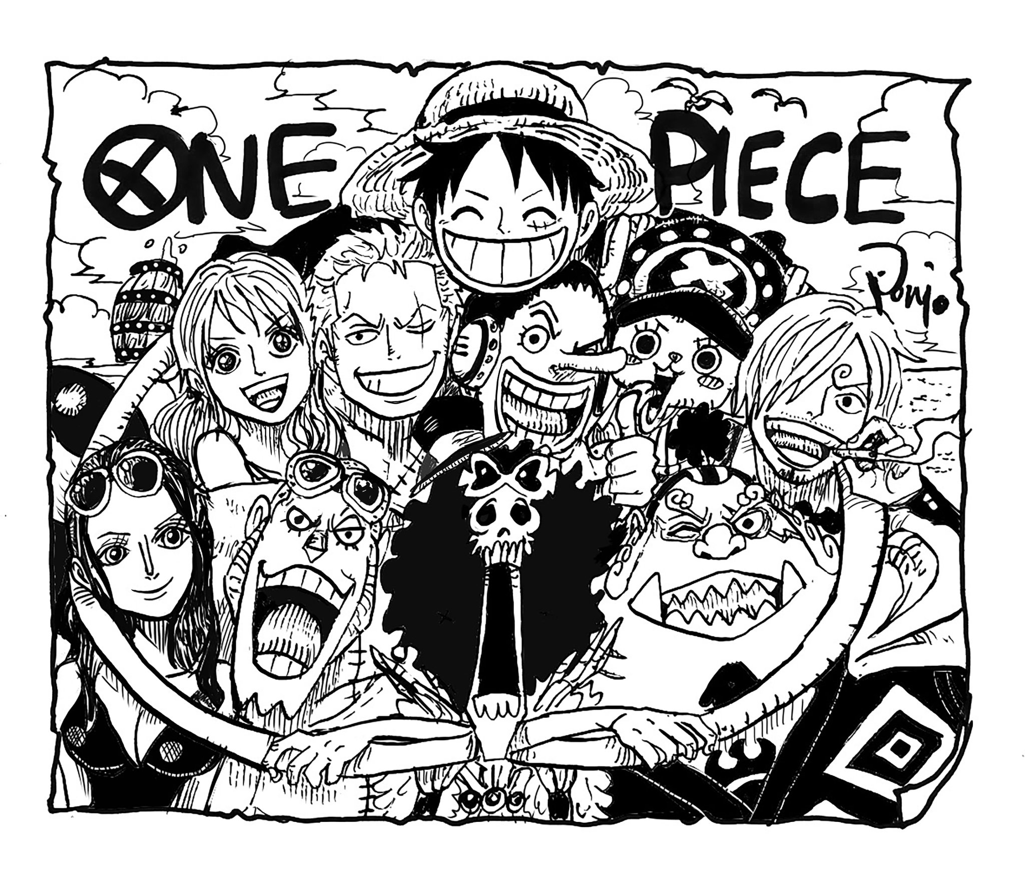 ワンピース 見る 順番 JUMP SHOP20th オールスター缶バッジ ONE
