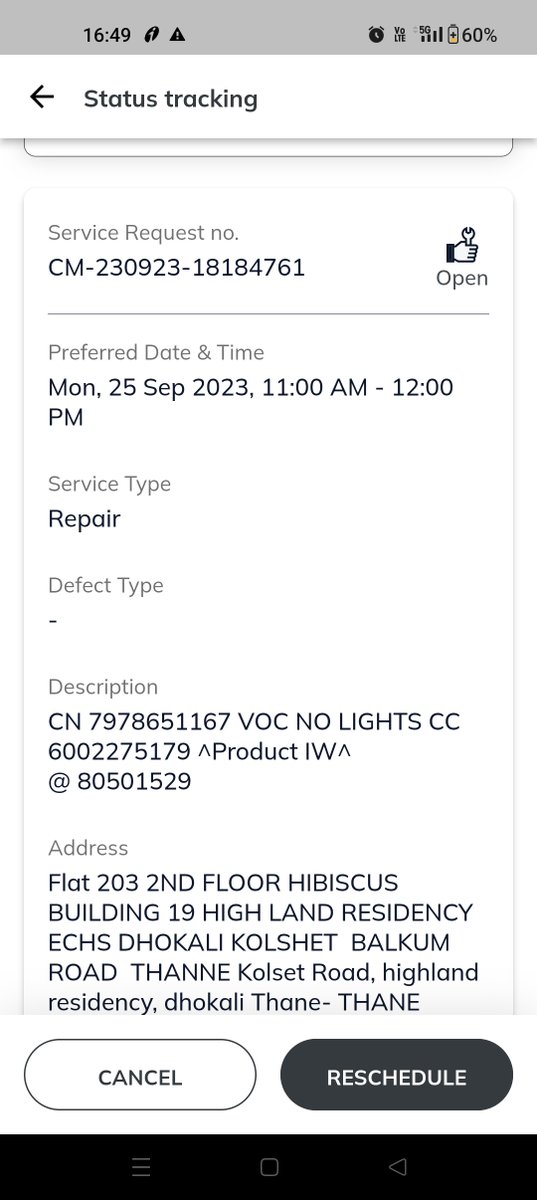 pragnyajit's tweet photo. @EurekaForbes  This was not expecting... very disappointed ..not yet got service 48 hours ( 2 days) after registration of complaint https://t.co/qji6TdoLm2