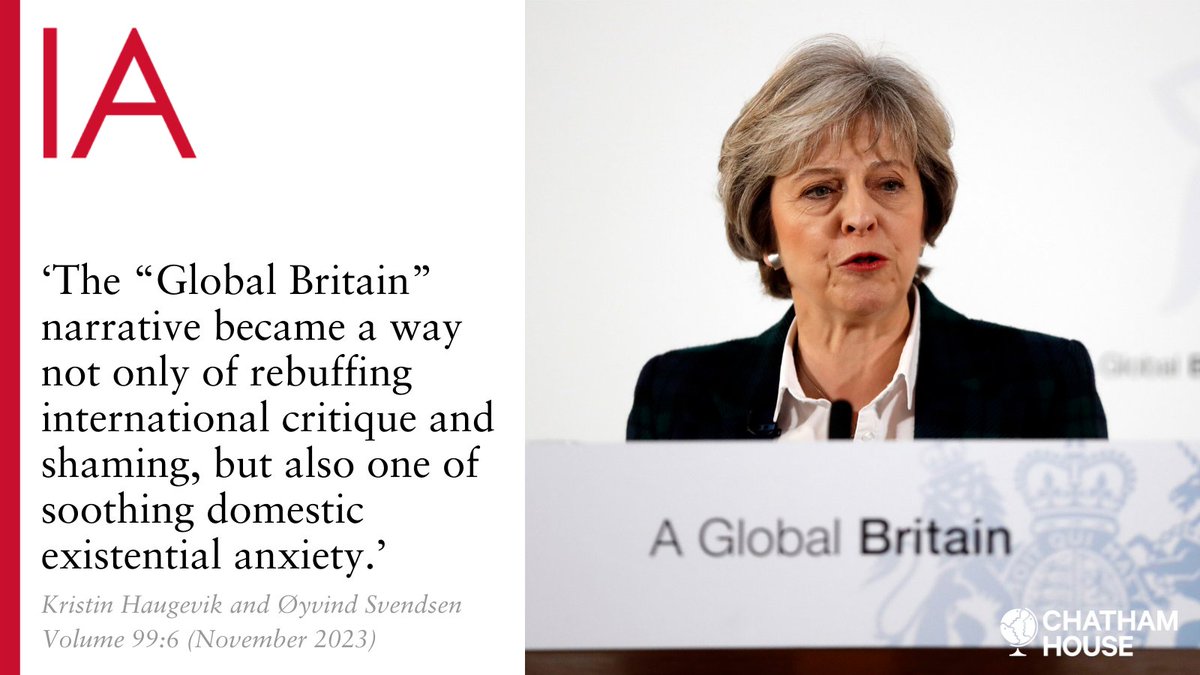 International Affairs (@iajournal_ch) on Twitter photo 🇬🇧 On safer ground? The emergence and evolution of ‘Global Britain’ by <a href="/kristinhaugevik/">Kristin Haugevik</a> and
<a href="/OyvindSvendsen/">Øyvind Svendsen</a>
Available open access here >
doi.org/10.1093/ia/iia… 🇬🇧 On safer ground? The emergence and evolution of ‘Global Britain’ by <a href="/kristinhaugevik/">Kristin Haugevik</a> and
<a href="/OyvindSvendsen/">Øyvind Svendsen</a>
Available open access here >
doi.org/10.1093/ia/iia…