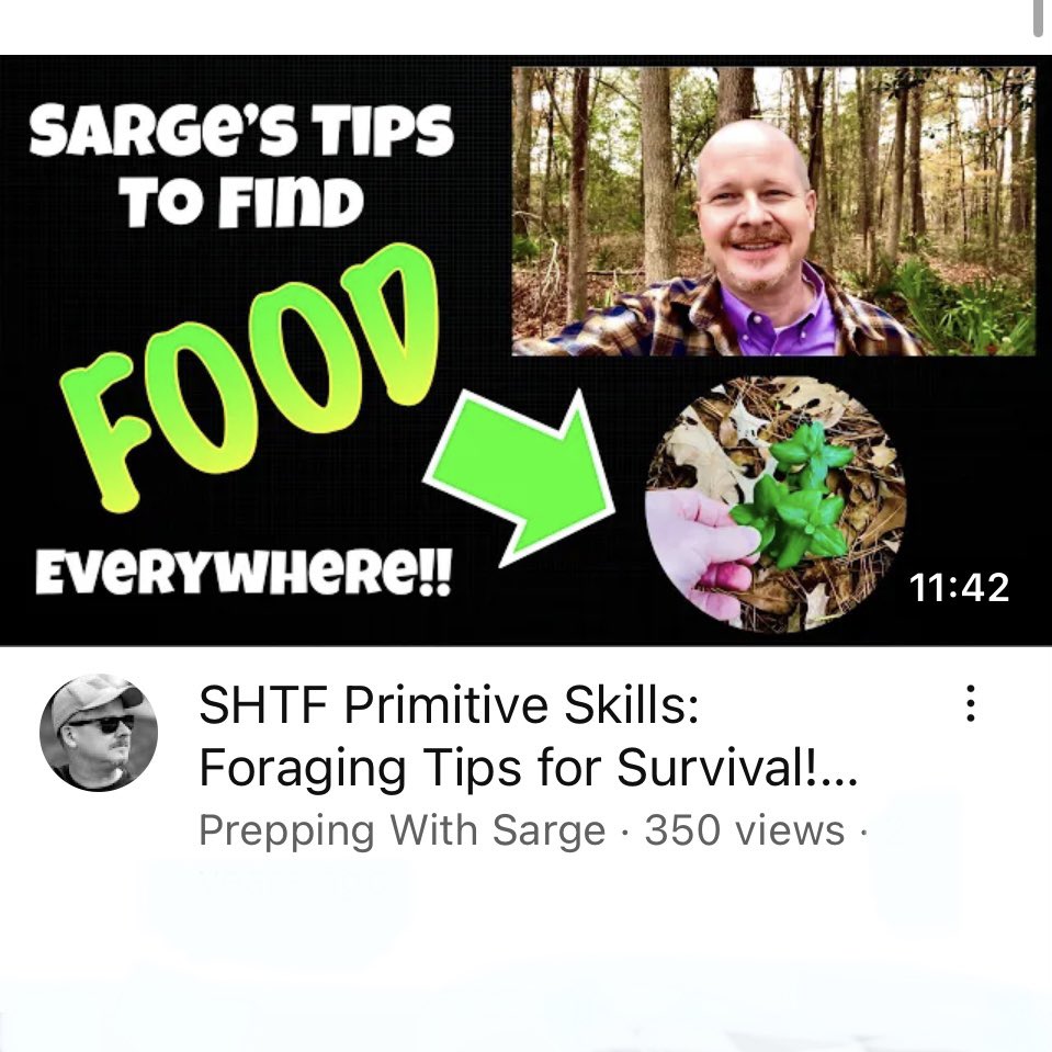 One of my older videos, enjoy!
#foraging #forage #foragedfood #foraged #survivaltips #preppingwithsarge

youtu.be/J-yf9J1YvdE?si…