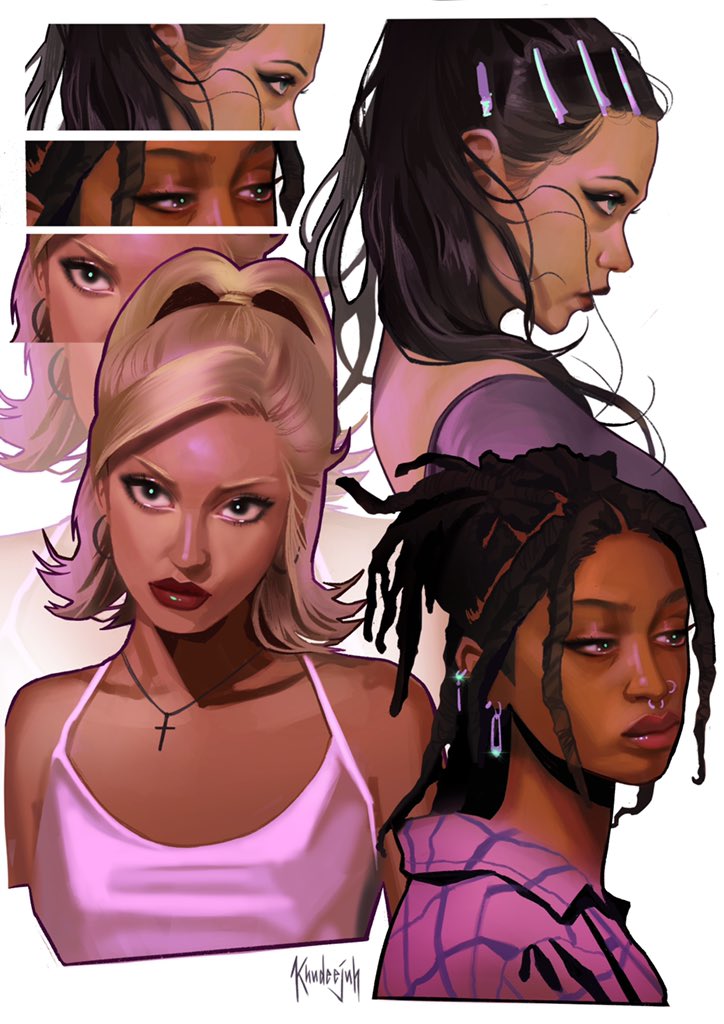 khudeejuh's tweet image. Faces