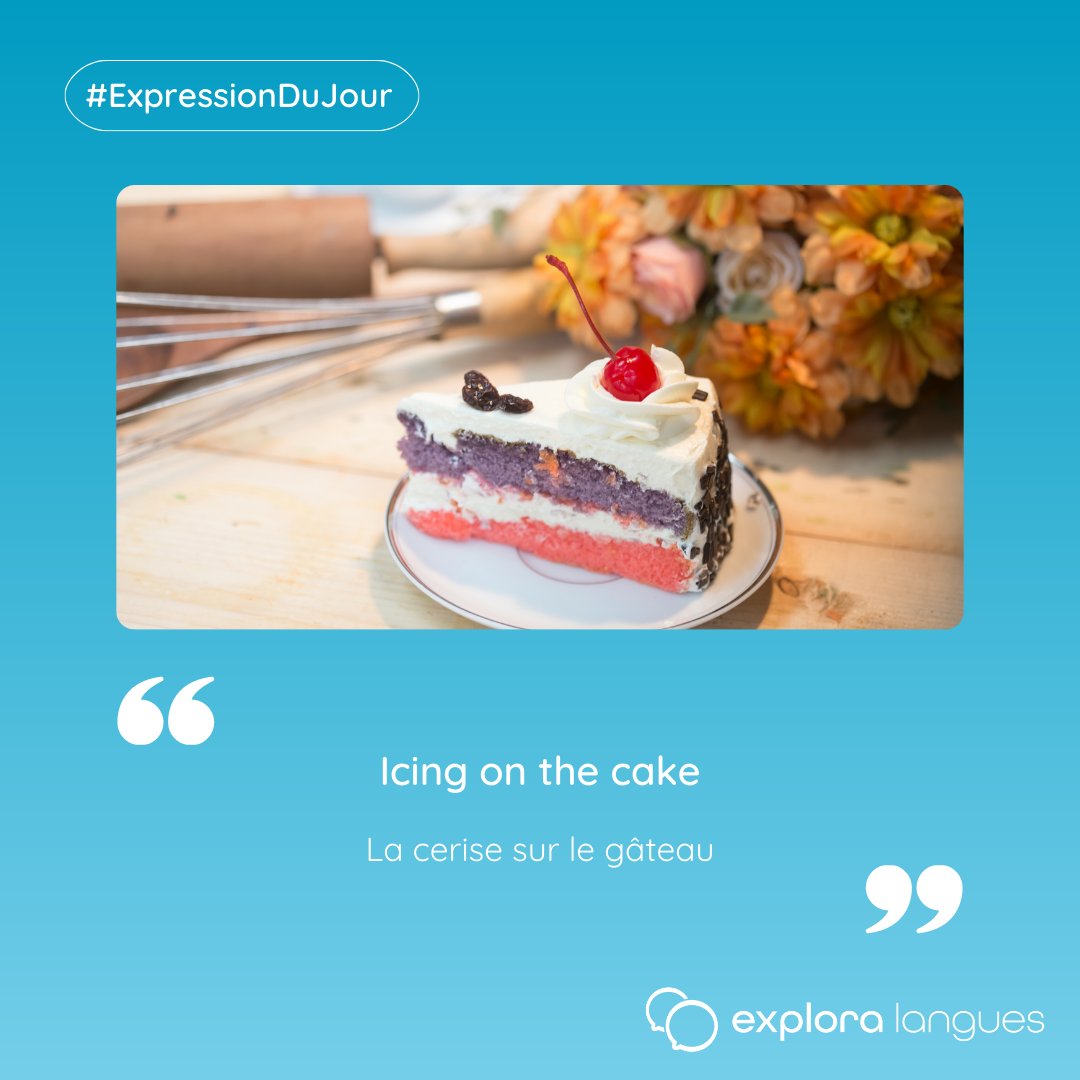 ExploraLangues's tweet image. 📃 Expression of the day
#anglais #apprendrelanglais #formationsnice #nice06 #formationanglais #formationslangues #nicefrance #cotedazur #france #apprendre #englishclass #education