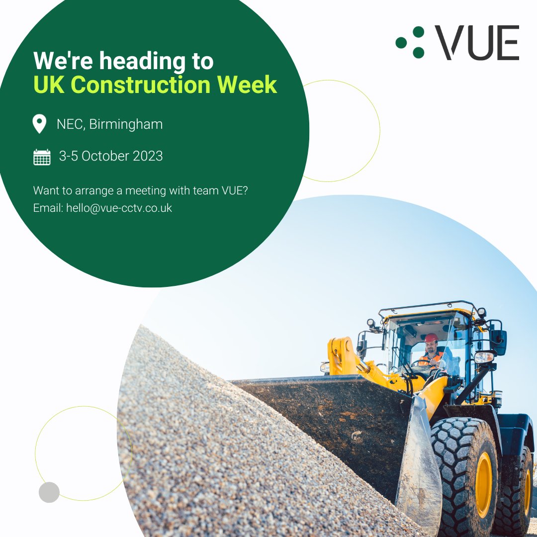 Team VUE are back on the road! 👷‍♀️👷‍♂️ 

We're heading to Birmingham for <a href="/UK_CW/">UK Construction Week</a>

You can visit us on Stand D212, for live demos of our safety systems and coffee!

To find out more about our construction safety technology, visit: vuegroup.org/vehicle-safety…

#Construction #UKCW2023