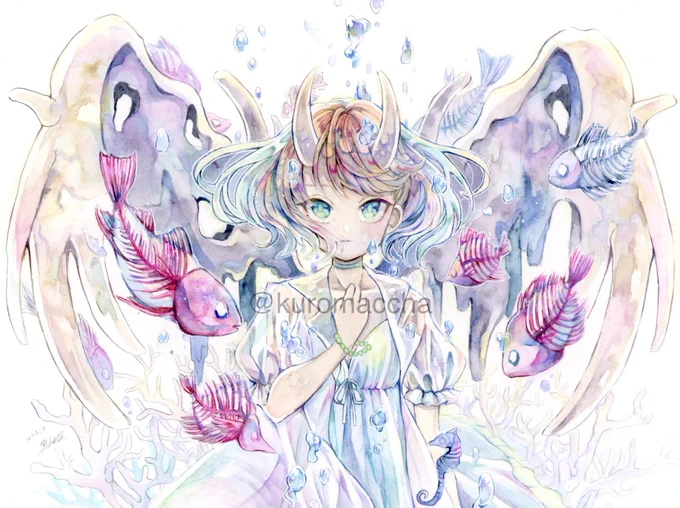 #芸術の秋ということで作品あげてるアカウントフォローしませんか 