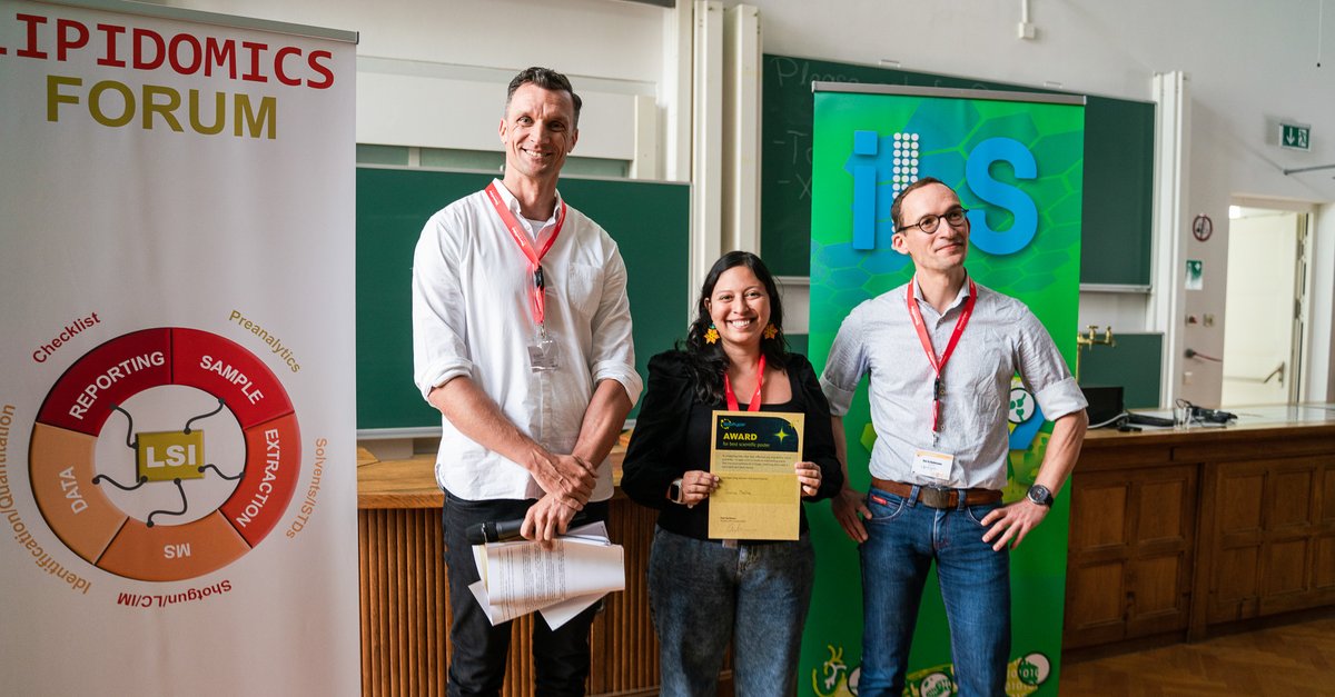 Lipotype_Global's tweet photo. We proudly sponsored the Best Scientific Talk and Best Scientific Poster Awards at the 8th #Lipidomics Forum. Congrats to Aleksandra Shiian for the Best Scientific Talk and Jessica Medina for the Best Scientific Poster. More 👉 https://t.co/foAPZuqsHw
#Awards #Lipotype #Lipid https://t.co/oCfweFvBwu