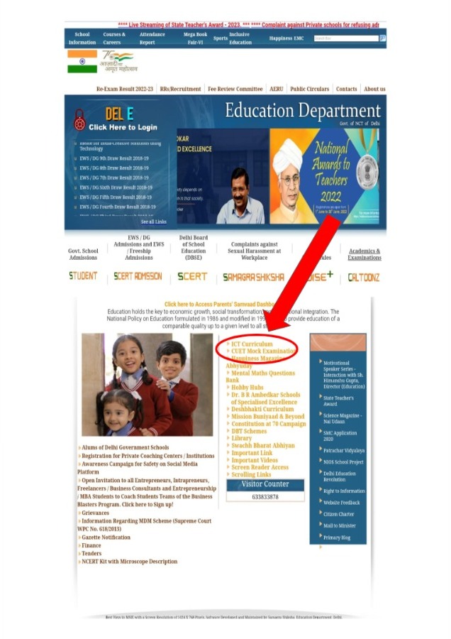 coreacademic_1's tweet photo. Moment of  immense pride and happiness!
The unveiling of DoE portal for CUET Mock Tests &amp; Practice, 2023-24 today by Learned Director of Education!
Congratulations to all!
@Dir_Education
#SCERT2021 
@gupta_iitdelhi
@sanjaysubhas1
@Murugan20871593
@Parvinder691976 https://t.co/iPAtSg8m2N
