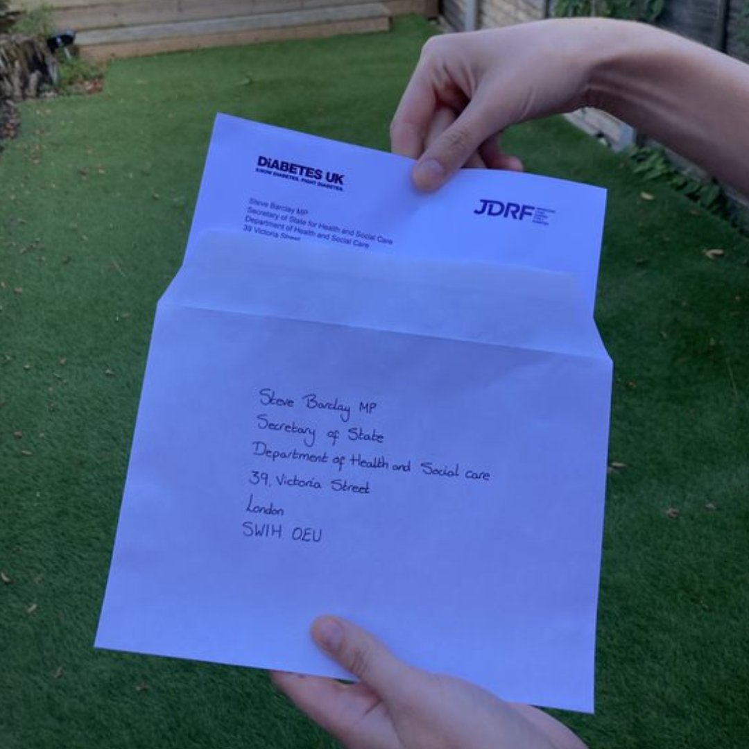 BT1DUK's tweet image. We’re delighted to be working with @DiabetesUK to make sure #HybridClosedLoop is properly funded.

Today, we’ve posted a letter to @SteveBarclay, Secretary of State of Health and Social Care.

Tell us what #Type1Diabetes tech means to you in the comments below 👇