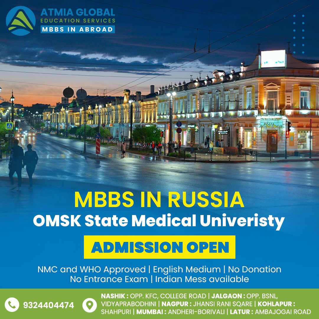 MBBS in Russia at OMSK State Medical University: Your Pathway to Medical Excellence!
#StudyMBBSinRussia #russiambbs #russiambbsadmission #mbbsrussia #mbbsrussiaadmission #MBBSRussia #mbbsrussiaconsultant #mbbsabroad #mbbsabroadadmission #mbbsabroadconsultancy #mbbsabroadstudies