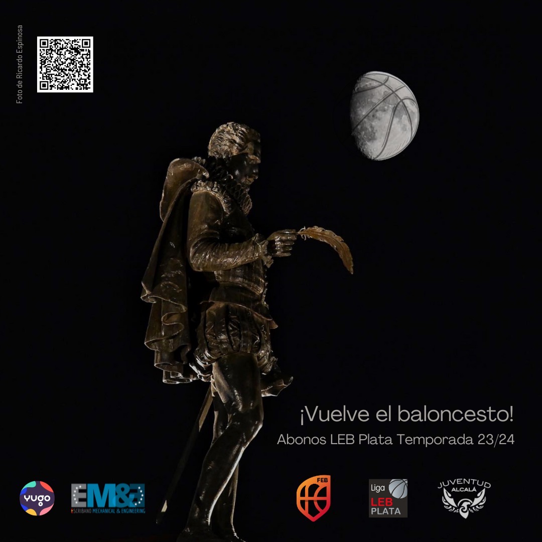 𝘝𝘜𝘌𝘓𝘝𝘌 𝘌𝘓 𝘉𝘈𝘓𝘖𝘕𝘊𝘌𝘚𝘛𝘖.

🎫 Campaña de 𝗔𝗯𝗼𝗻𝗮𝗱𝗼𝘀 2023-2024 <a href="/cjuventudalcala/">Club Juventud Alcalá</a> 

Cervantes, el legado alcalaíno, y el renacer de un proyecto de envergadura 🏀

QR activado 📲

🔗 Información de registro y precios:

giglon.com/todos?idEvent=…

#CiudadHistorica