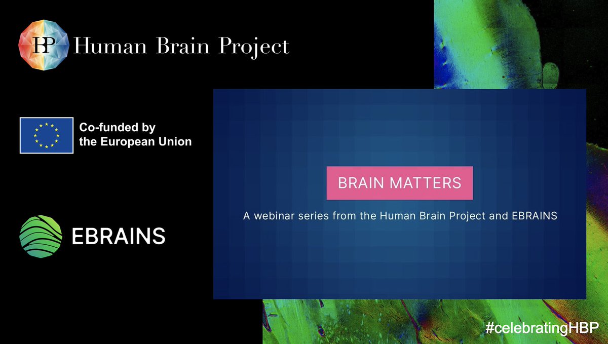 EBRAINS Computing Services (@hbphighperfcomp) on Twitter photo Curious about the kind of research done in the <a href="/HumanBrainProj/">Human Brain Project</a> over the last 10 years?
You can now watch the entire #BrainMatters webinar series to learn more from leading scientists in the project!
Playlist ▶️ youtube.com/playlist?list=… #celebratingHBP Curious about the kind of research done in the <a href="/HumanBrainProj/">Human Brain Project</a> over the last 10 years?
You can now watch the entire #BrainMatters webinar series to learn more from leading scientists in the project!
Playlist ▶️ youtube.com/playlist?list=… #celebratingHBP