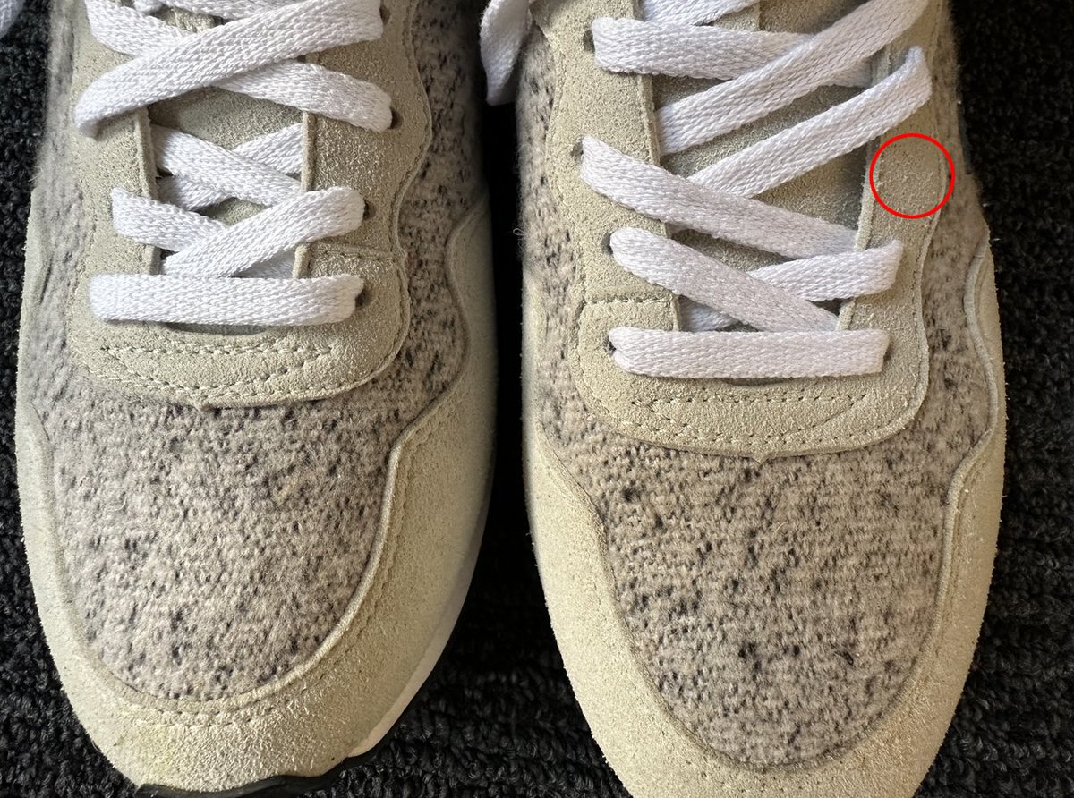 How's this for a weird quality control problem? <a href="/vejaproject/">VEJA</a> shipped me a pair of shoes that was missing a shoelace eyelet!