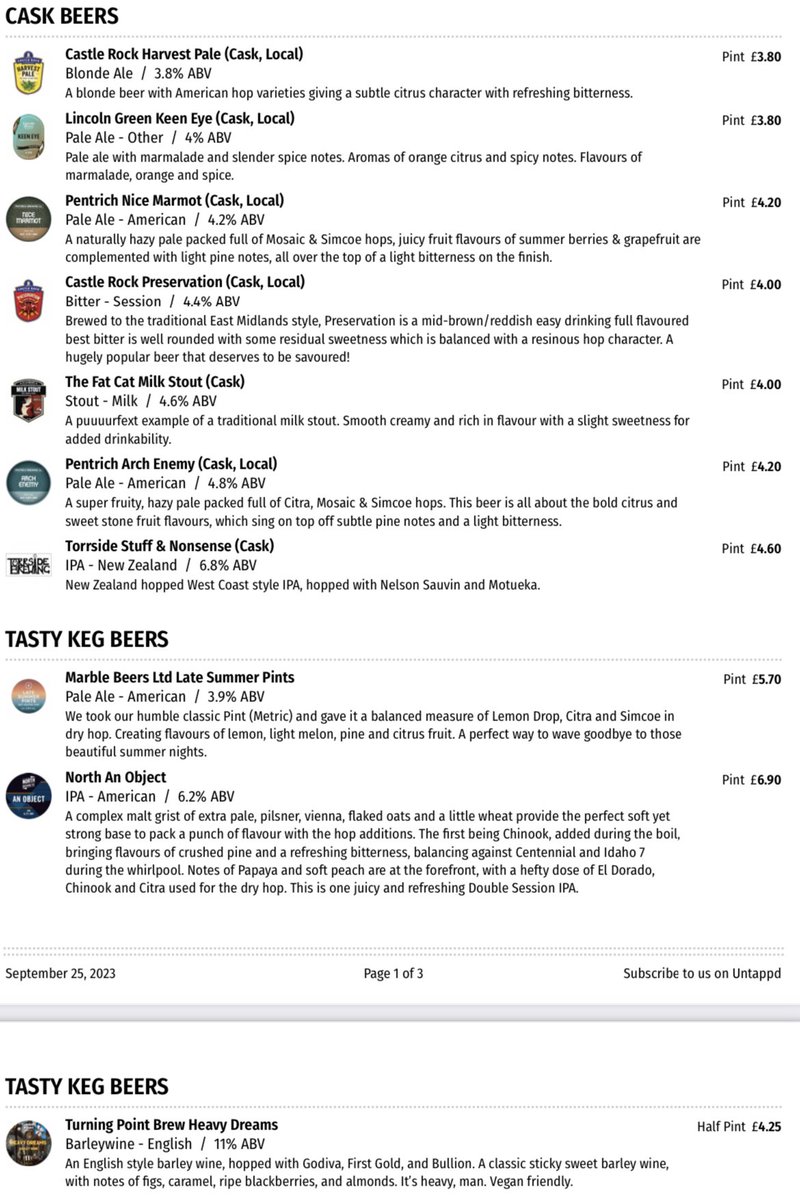 Alex_Pub_Derby's tweet photo. Cask today from @LincolnGBrewing @CRBrewery @PentrichBrewing @FatCatBrewery @Torrside 🍻 https://t.co/teYgFZZfiV