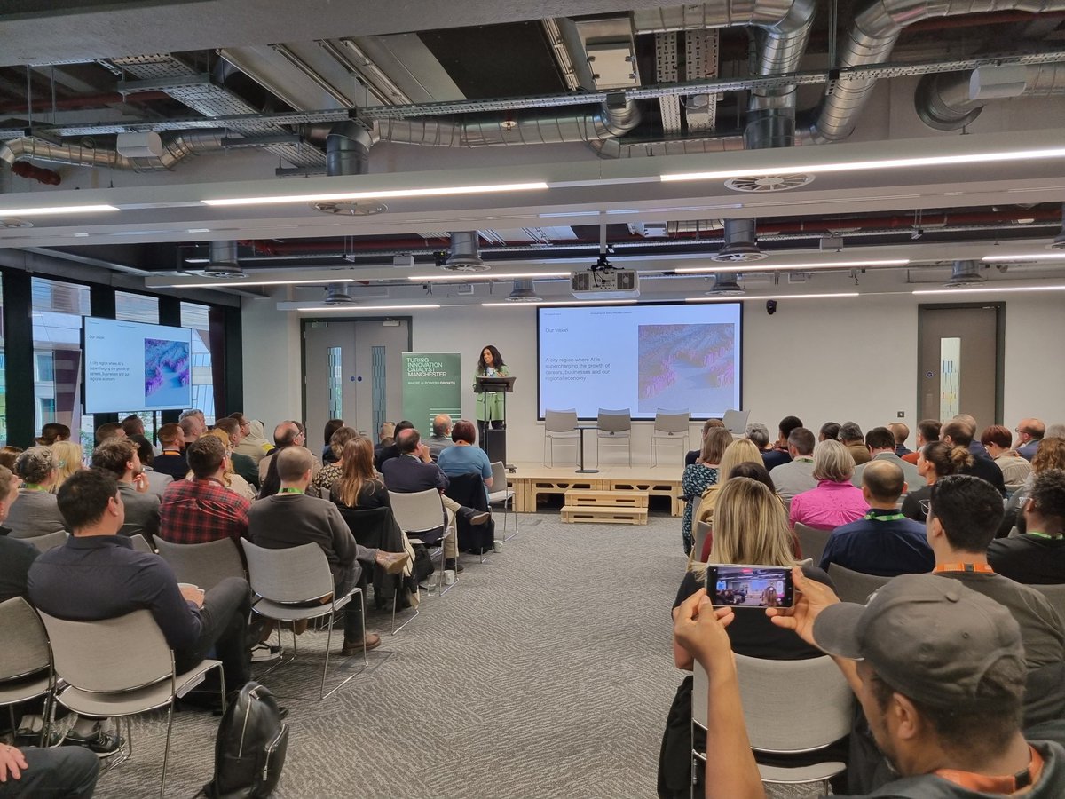 Welcome to the @ticmcr launch! Join us and network with other fellow AI ecosystem folks incl. startups/scaleups, investors, AI skill-seekers/providers, partners, academia and other research institutions at @circlesquaremcr! @turinginst @MagnusRattray