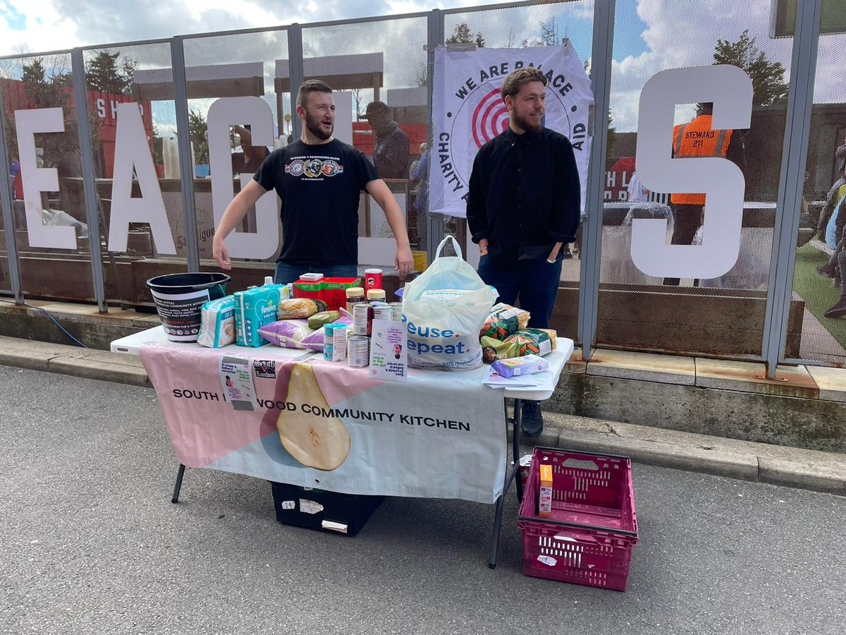 We cannot say thank u enough to our <a href="/ultrascpfc/">Holmesdale Fanatics</a> and <a href="/cpfccharity/">WE ARE PALACE</a> family for doing the BIGGEST one-off donations drive in SNCK history! A van full of essentials plus £1400 donations from u wonderful Palace fans. We love u ❤️ 💙