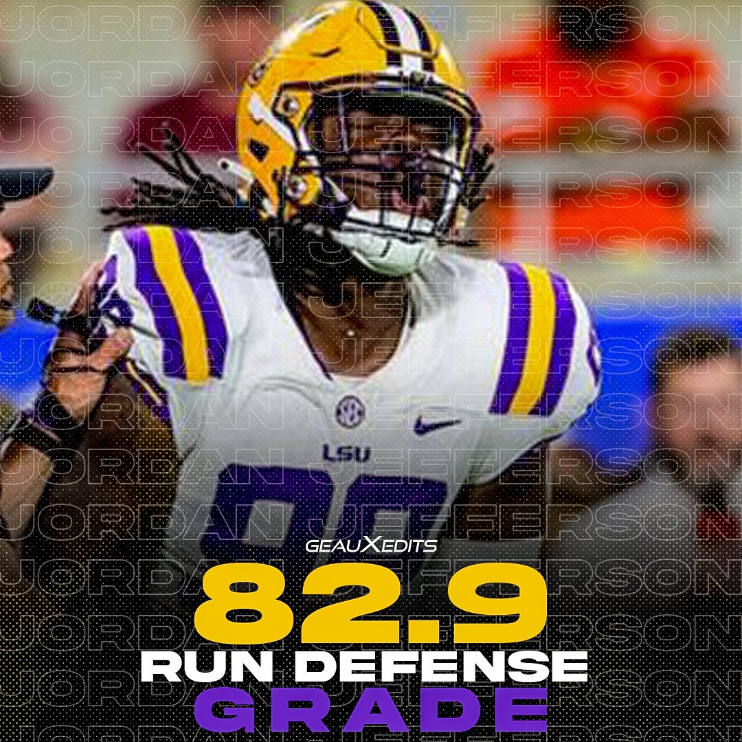 Jordan Jefferson (<a href="/_JJefferson_95/">Jordan Jefferson</a>) leads the team in run defense grade (82.9 <a href="/PFF_College/">PFF College</a>). Which ranks him as the #9 DL in the P5 and #2 in the SEC. 

*Min. 75 run defense snaps