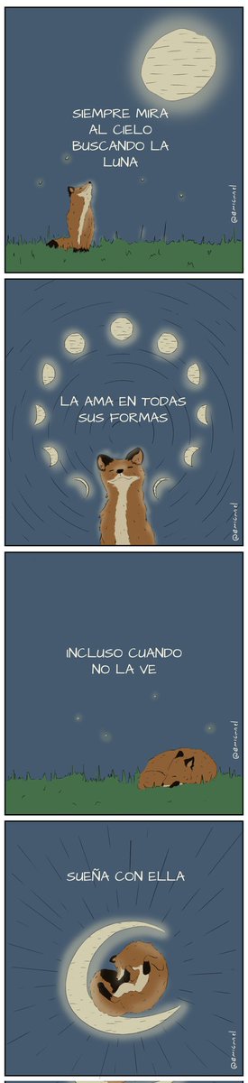 EmiCrnel's tweet photo. Un poco de amor un zorro y su luna. https://t.co/QcrlgMGBtv