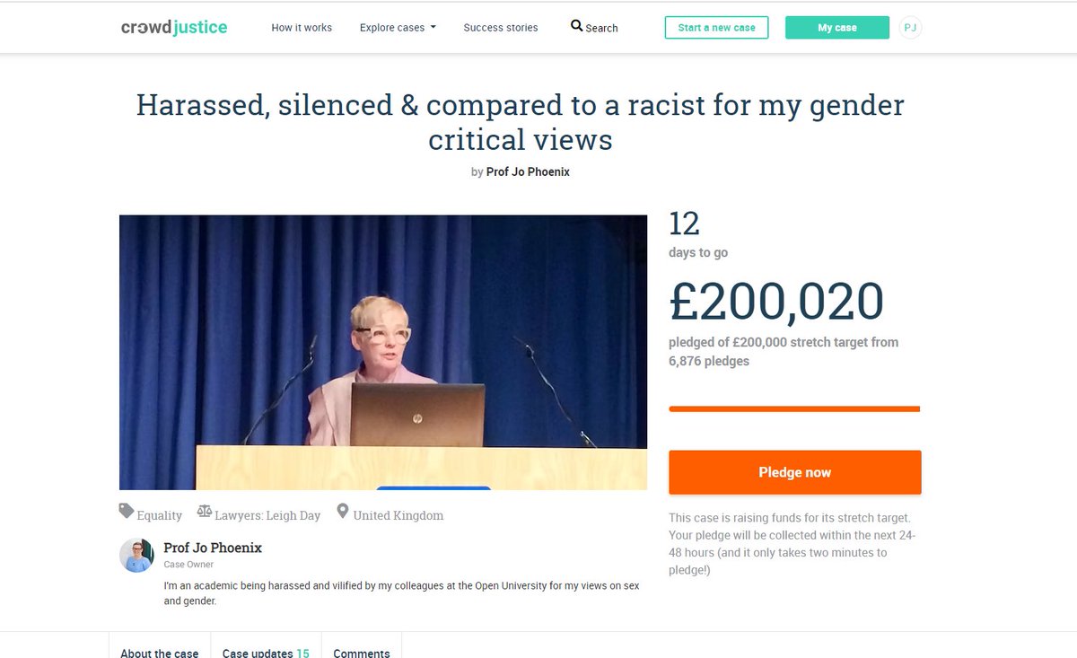 JoPhoenix1's tweet photo. I know I am little emosh these days, but I am actually crying. Tears of joy. Tears of relief. What an amazing amount of support. I am (quite literally) overcome. 

I do not know how to thank everyone beyond saying, again and again, thank you. Without all this support - big and small, one off donations, multiple donations, RTs, pub conversations.... I would not have been able to get this far.

Whatever the outcome, look what we did!
