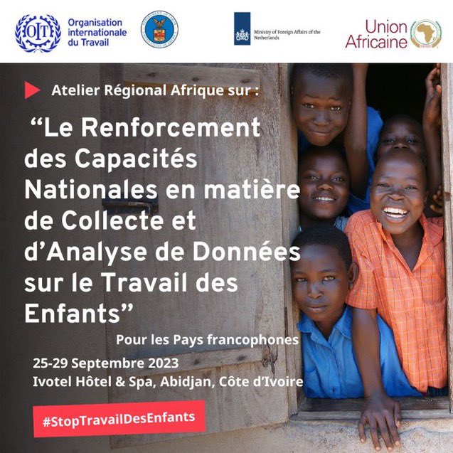 duboislaur's tweet photo. It starts today! As part of its regional component, the #GALAB project funded by @ILAB_DOL is supporting this key training course. A step towards greater national ownership and sustainability in the fight against child labour. @ILOAfrica @ILO_Childlabour https://t.co/1uOm7bC5T3