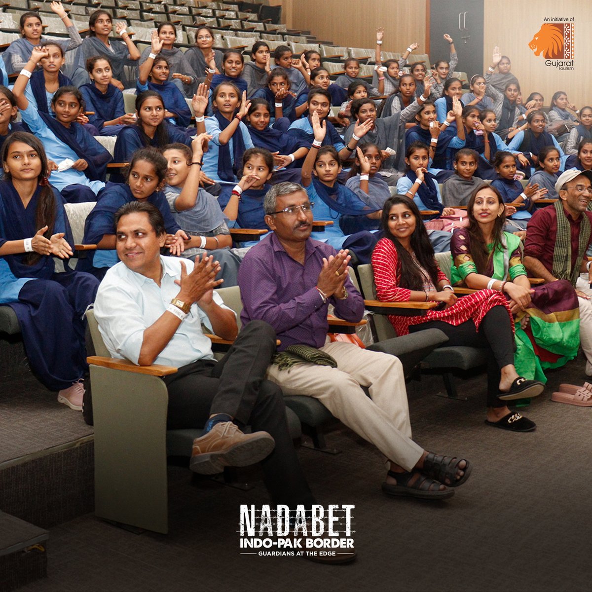 VisitNadabet's tweet photo. 'Know Our ISRO' event was organised for school students at the Nadabet Indo-Pak Border. 

#eventsatnadabet #events #KnowOurISRO #ISRO #isroindia #spaceminds #technology #visitnadabet #IndoPakBorder #NadabetBorder #SeemaDarshan  #gujarattourism #exploregujarat #incredibleindia https://t.co/AAaHeFmnRd