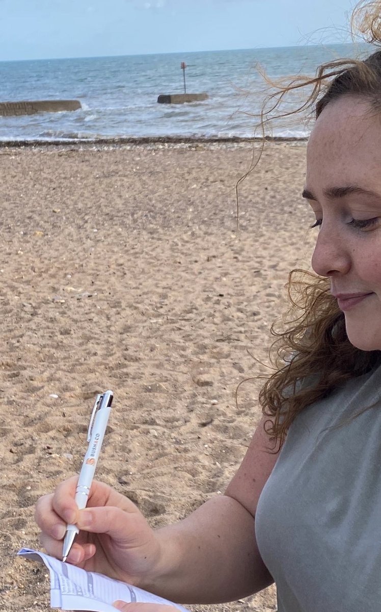 StreetsBush's tweet photo. Last week was the #GreatBritishBeachCleanWeek &amp; we were thrilled to be a part of it 💙  Our team gathered at Red Rock Beach in Dawlish Warren armed with our @mcsuk surveys &amp; a passion for conservation #TrustedBespokeCommitted #MarineConservation #Sustainability #BeachCleanUp https://t.co/rUjQ1Pbq7J