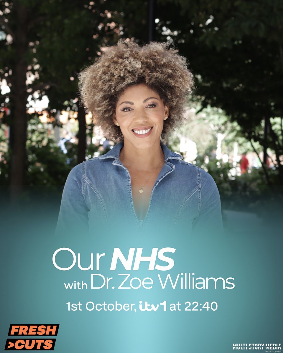 Dr Zoe Williams celebrates 75 years of the NHS by meeting four pioneering Black doctors who are shaking up the world of medicine by using innovative methods. Our #FreshCuts strand begins this Sunday on ITV1, with Our NHS with Dr Zoe Williams, at 22:40