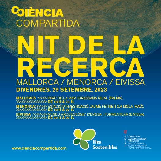 ieo_baleares's tweet photo. Este viernes, último de septiembre, os esperamos en Palma y en Maó con actividades, talleres, tertulias, charlas, teatro y mucho más.

¡Os esperamos! 🧑🏽‍🔬🔛👨‍👩‍👧‍👦🙋🏽‍♀️

ℹ️ https://t.co/2mBO425qWi

Organiza @goib #NitdelaRecercaIB https://t.co/SOL3UsOReG