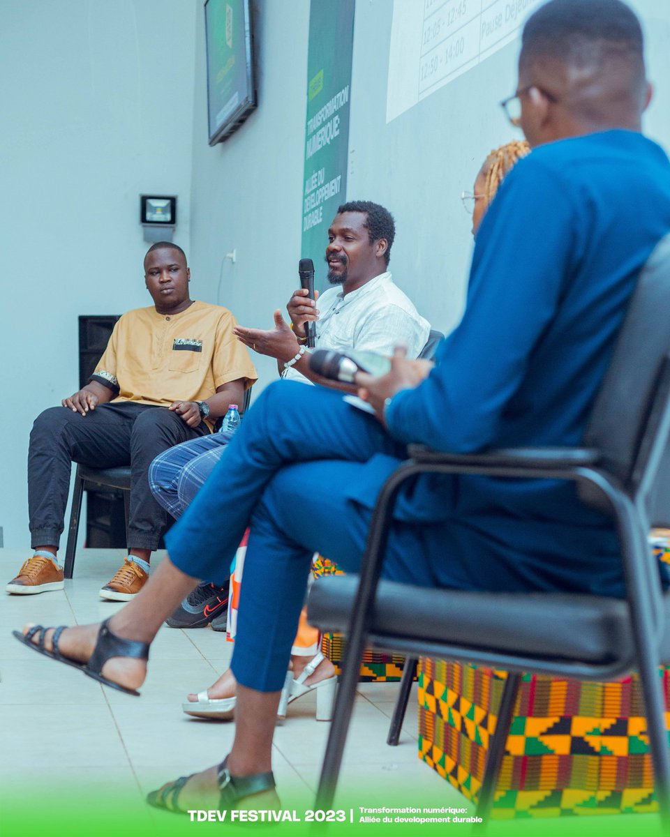 tdevorg's tweet photo. #Throwback sur le #TDEVFestival2023 !
La journée du 26 a bien débuté avec le panel data & IA au service du développement durable des entreprises animé par @yvette_gbedevi, Maurice Teko et @petitdekpe modéré par @BruceOctave
#TDEVFest23 #Tdev #Tech #TechEvent https://t.co/MHDWy3zd2J