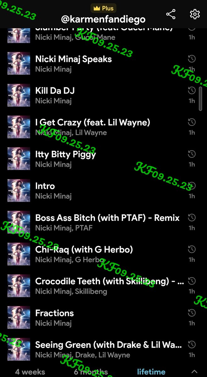 KarmenFandiego's tweet image. It's Nicki M such a little gem
BTCHES wanna be around me But I do not F*** with them
All these diamonds on me flooded I hope nobody gets stuck
If I pull out the Ferrari then my shooter's in the truck
I can still go to my hood they know my body is good...🎶
#Fractions
#NickiMinaj