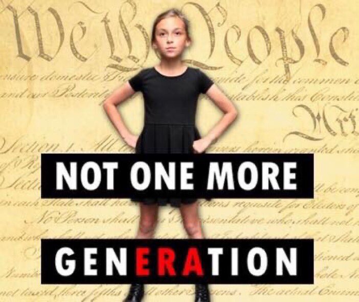 We’re half the sky +. 

Waiting means never. Finish the unfinished promise of our nation: recognize the fully-ratified #ERA.

#EnactERA #PublishTheERA #ERANow #ERAyes #mnleg #Congress @POTUS @VP @AOTUS11_Shogan

@ERAMinnesota @ERACoalition @EqualMeansEqual @Shatterin_glass ☂️