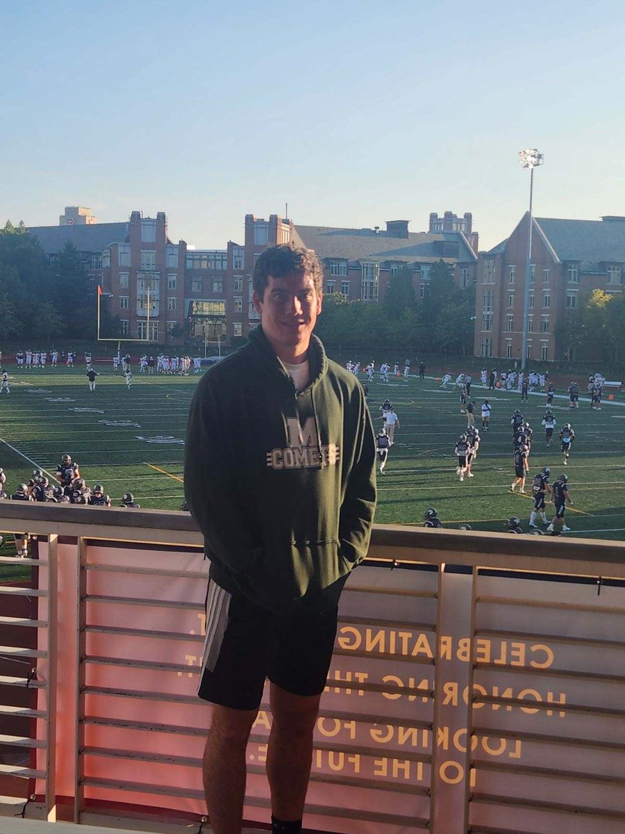 I had a great time watching Case Western’s dominant victory Saturday night! Thank you <a href="/jefframsey8/">Jeff Ramsey</a> and <a href="/CoachSlesh/">Dereck Slesh</a> for having me out! <a href="/CoachCastner/">Brian Castner</a>