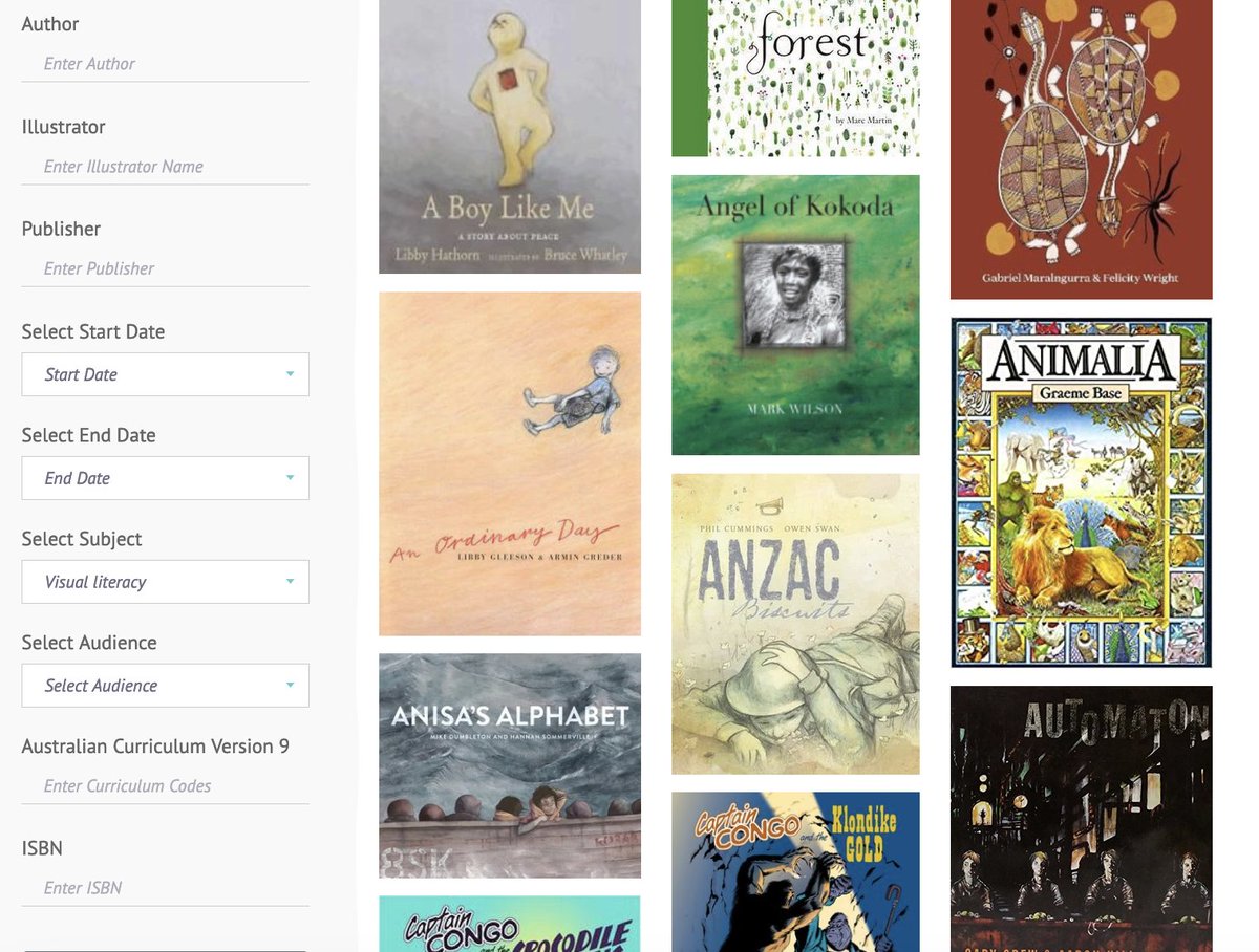 Just a heads up! We are presenting our 'Picture Books for Older Readers Database' as part of the @LearningLitera1 symposium very soon. Concentrating on 'Visual Literacy' with 133 books on this subject! Here's the link to these books - come exploring! ncacl.org.au/pbor-database/…