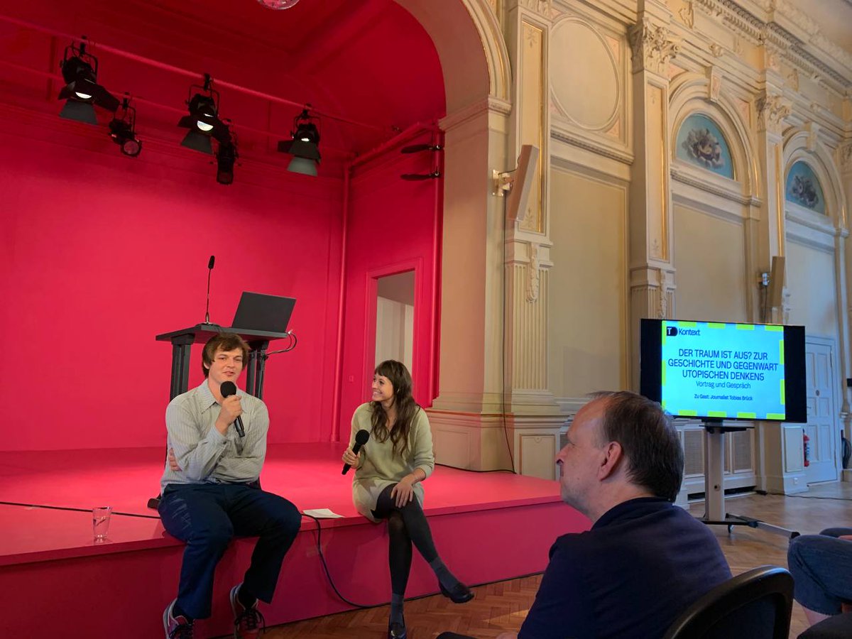 Gestern habe ich im <a href="/DT_Berlin/">DT Kontext</a> über #Utopien gesprochen.