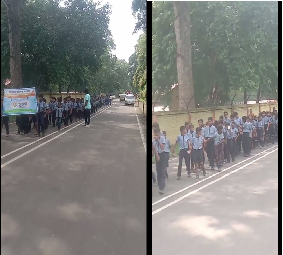 cbkamptee's tweet photo. SHS2023: Student Activity: Swachhta Rally on 25.09.2023
 #SHS2023 #GarbageFreeIndia
@PMOIndia
@DefenceMinIndia
@AjaybhattBJP4UK
@DARPG_GoI
@adgcantts_dgde
@pddesc
@giridhararamane
@SpokespersonMoD https://t.co/n7XtGNsjIP