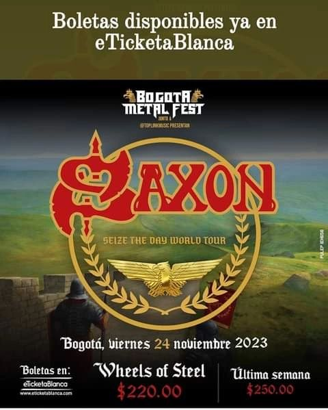 CulturaRock_Tv's tweet image. .Y desde el @Bogmetalfest  nos dan la noticia del momento. @SaxonOfficial  #madzilla estarán en el @AuditorioMayor 
Un cambio que genera una buena subida en la compra de boletas.
Y recuerda que las entradas son en @eTicketaBlanca