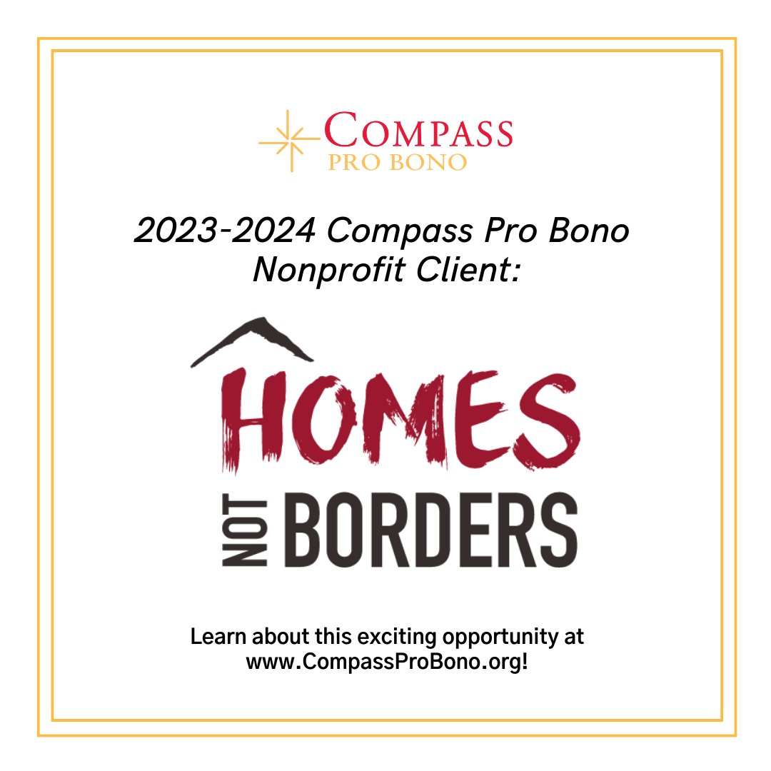 We’re thrilled to share that we’ve been selected as a 2023-24 @compassprobono client! Through this partnership, we’ll receive a hand-picked consulting team to help us continue to grow strategically! Learn more about this exciting opportunity here: compassprobono.org
