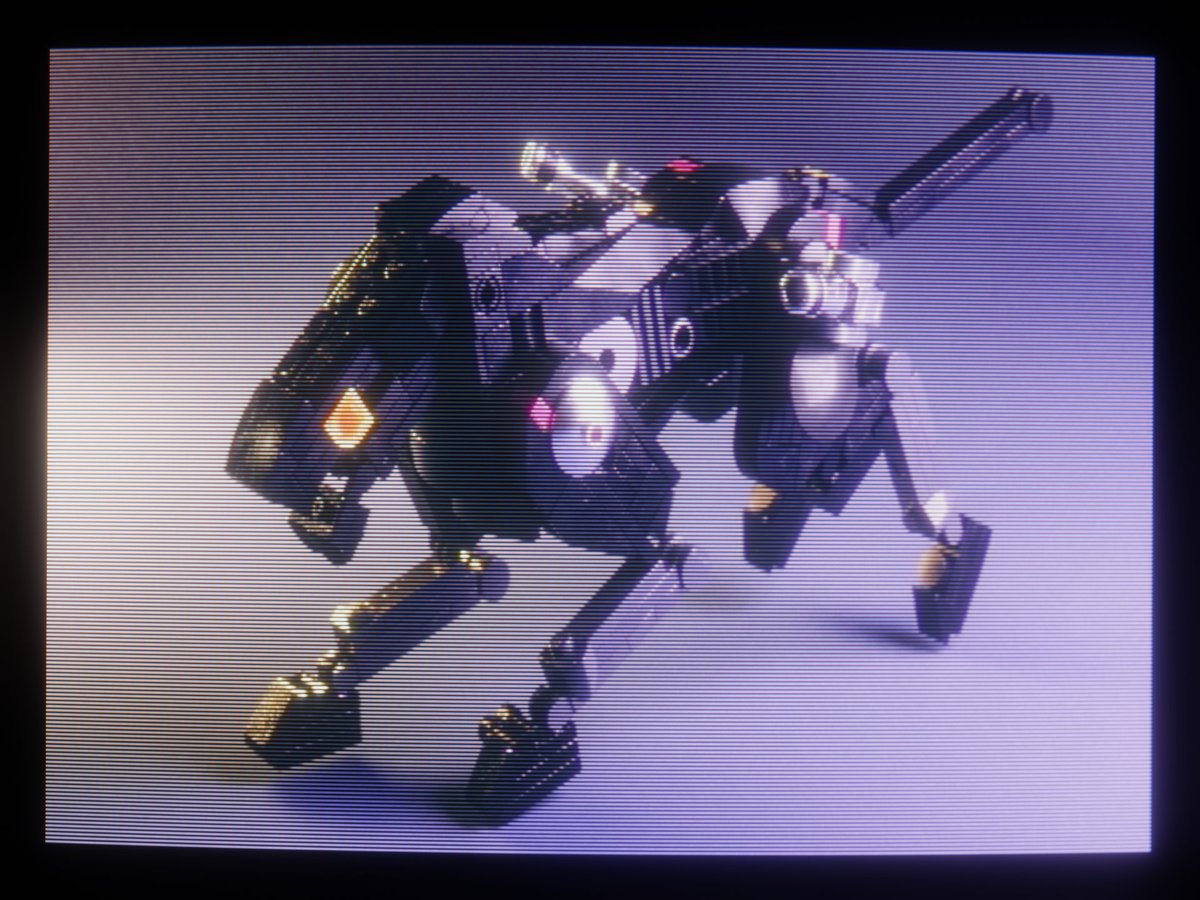 A Lego Ravage model I made with LDD and Mecabricks, used as input for my new geonode-based CRT process.