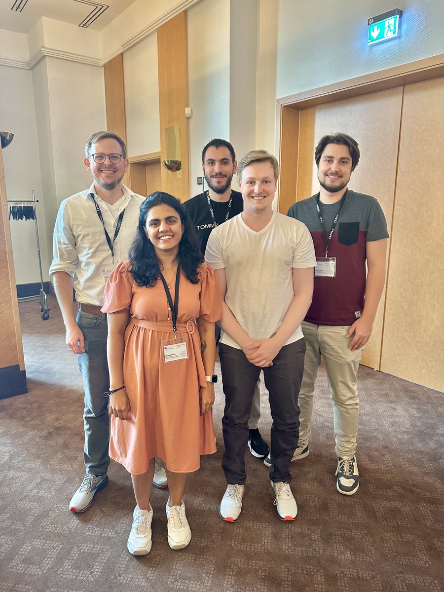 TheBeckLab's tweet photo. Part of our group attended the GrK workshop at Lübeck. https://t.co/PGHIZLIL5D They enjoyed talks, posters and a teambuilding canoe trip! Tobias gave a talk on data management and Tobi was elected as the PhD representative, congrats! #GRK2536 #Science #Lübeck #Nano https://t.co/HWPB1Vvwxl